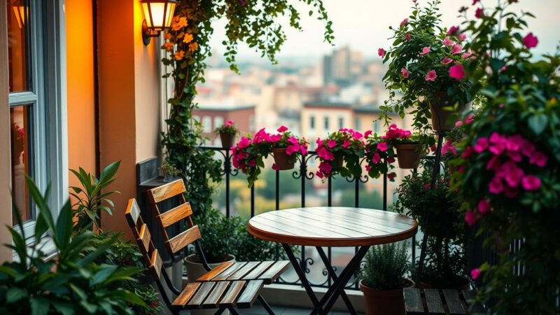 Kleinen Balkon gestalten: So machst du deinen Balkon einladend!