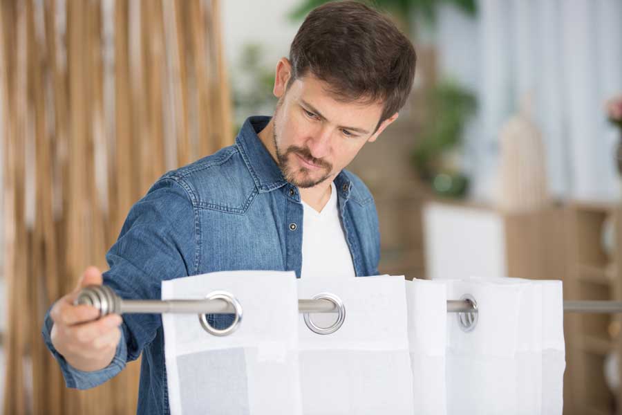 Gardinenstangen als Designelement: So verändern sie den ganzen Raum