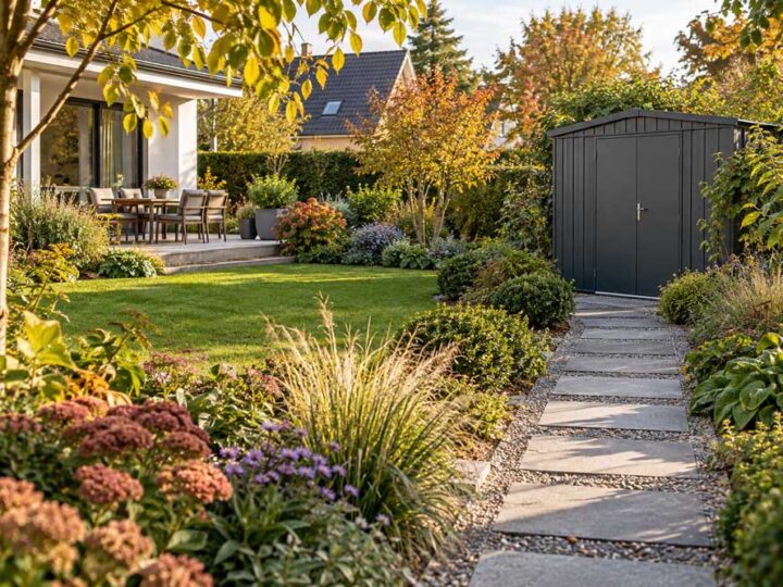 Ordnung im Garten schaffen: So werden Geräte, Zubehör und Sitzplätze sinnvoll organisiert