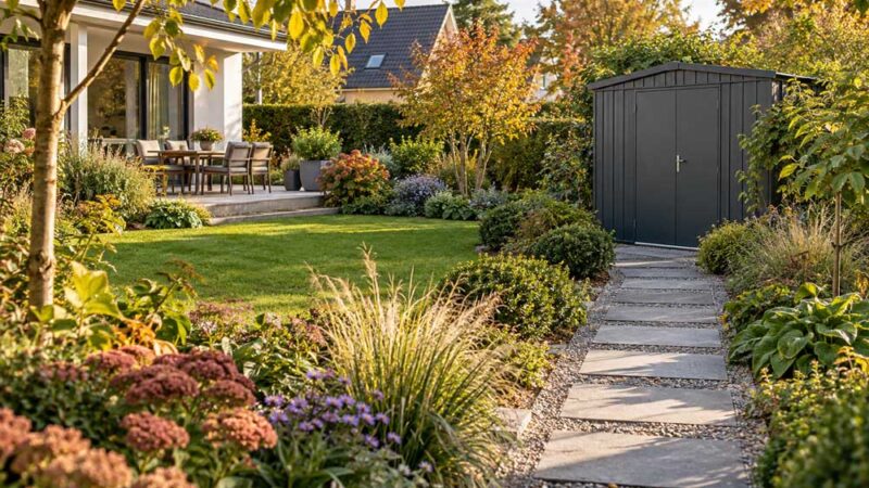 Ordnung im Garten schaffen: So werden Geräte, Zubehör und Sitzplätze sinnvoll organisiert